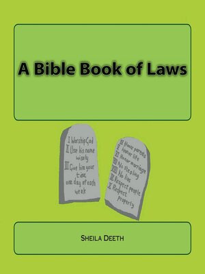cover image of A Bible Book of Laws